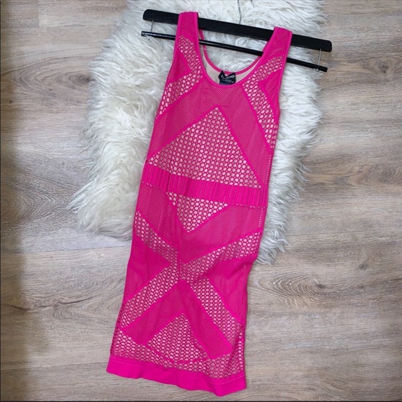 bebe Dresses & Skirts - BeBe Crocheted Bodycon Dress